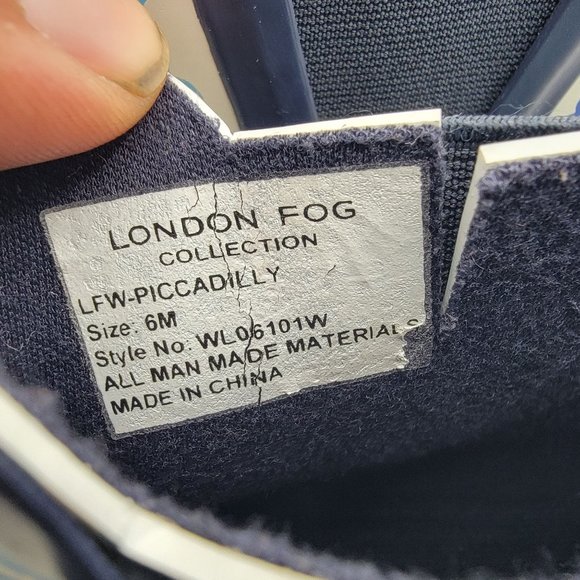 London Fog Collection Piccadilly Womens 6 Blue Tie Dye Rain Boots Outdoors - Picture 7 of 13